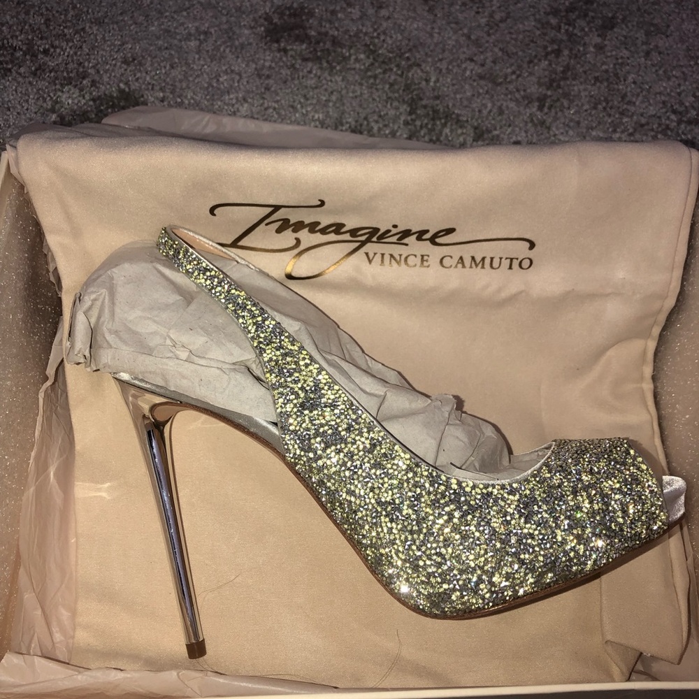 Crystal Vince Camuto heels “Imagine” Collection